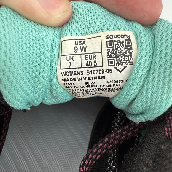 Saucony Women's Size 9W Cohesion TR15 Dusk/Mint Running‎ Shoes S10707-05 - Picture 7 of 9